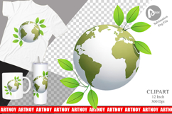 Earth Leaves Clipart Product Image 1