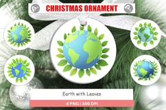 Ornament Earth with Leaves Product Image 1