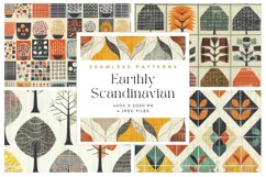 Earthly Scandinavian Seamless Patterns Product Image 1