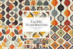 44 Earthly Scandinavian Seamless Patterns Product Image 1