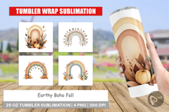 Tumbler Earthy Boho Fall Product Image 1