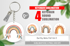 Keychain Earthy Boho Fall Product Image 1