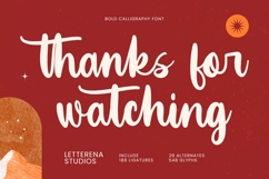 Earthy Nautical Bold Calligraphy Font Product Image 20