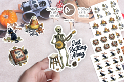 Retro Sarcastic Spook Quotes Sticker Product Image 1