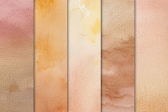 Earthy Watercolor Abstract Backgrounds Scrapbooking Papers Product Image 3