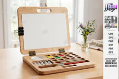 Easel For Drawing Laser Cut | Wooden Tabletop Paint Easel Product Image 1