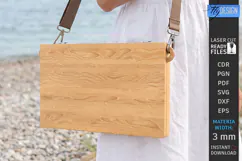 Easel for Drawing Laser Cut | 3D Tabletop Art Easel Box SVG Product Image 4
