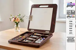 Easel For Drawing Laser Cut | Wooden Tabletop Paint Easel Product Image 1
