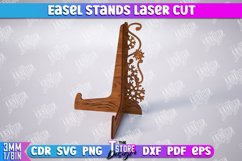 Easel Stands Laser Cut Bundle, Plate Holder, Art Plate SVG Product Image 6