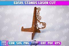Easel Stands Laser Cut Bundle, Plate Holder, Art Plate SVG Product Image 7