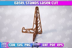 Easel Stands Laser Cut Bundle, Plate Holder, Art Plate SVG Product Image 8