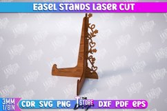 Easel Stands Laser Cut Bundle, Plate Holder, Art Plate SVG Product Image 9
