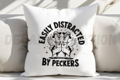 Easily Distracted By Peckers SVG Product Image 5