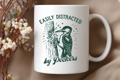 Easily Distracted by Peckers SVG Funny Woodpecker Bird Pun Product Image 3