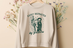 Easily Distracted by Peckers SVG Funny Woodpecker Bird Pun Product Image 2