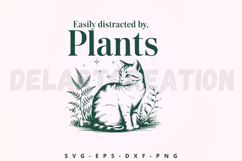 Easily Distracted By Plants SVG Product Image 1