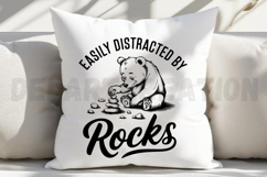 Easily Distracted By Rocks SVG Product Image 5