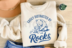 Easily Distracted By Rocks SVG Product Image 4