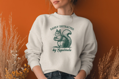 Easily Distracted by Squirrels SVG Funny Squirrel Animal Pun Product Image 2
