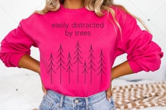 Easily Distracted by Trees PNG, Tree Lover Shirt, Nature Product Image 4