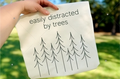 Easily Distracted by Trees PNG, Tree Lover Shirt, Nature Product Image 6