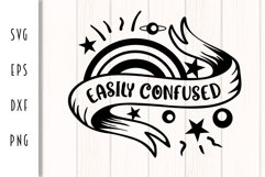 Easily Confused SVG - Funny Adult Cut File Product Image 2