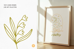 Easter SVG Bundle, Eater Bunny Clipart, Floral Easter Egg Product Image 3