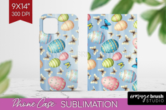 Easter Phone Case PNG - Floral Easter Case PNG Sublimation Product Image 1
