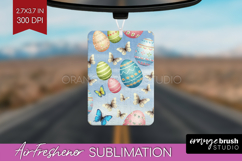 Easter Air Freshener PNG - Floral Easter PNG Sublimation Product Image 1