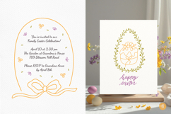 Easter SVG Bundle, Eater Bunny Clipart, Floral Easter Egg Product Image 7