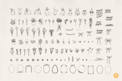 Easter SVG Bundle, Eater Bunny Clipart, Floral Easter Egg Product Image 9