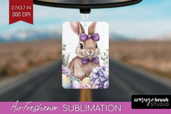 Easter Air Freshener PNG - Floral Easter PNG Sublimation Product Image 1