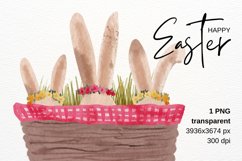 Easter Illustration with rabbit Product Image 2