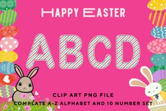 Easter Bunny Alphabet Pastel Egg Letters Kids Decorate_B84 Product Image 1