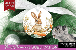 Easter Ornament PNG - Floral Easter PNG Sublimation Product Image 1