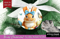 Easter Ornament PNG - Floral Easter PNG Sublimation Product Image 1
