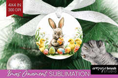 Easter Ornament PNG - Floral Easter PNG Sublimation Product Image 1