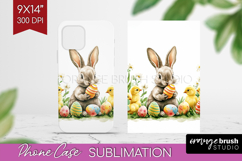 Easter Phone Case PNG - Floral Easter Case PNG Sublimation Product Image 1