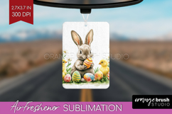 Easter Air Freshener PNG - Floral Easter PNG Sublimation Product Image 1