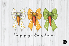 Coquette Happy Easter PNG, Easter Bow PNG, Happy Easter Day Product Image 1