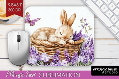 Easter Mouse Pad Sublimation - Floral Easter Mousepad PNG Product Image 1