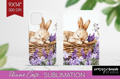 Easter Phone Case PNG - Floral Easter Case PNG Sublimation Product Image 1