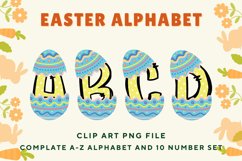 Easter Bunny Alphabet Pastel Egg Letters Kids Decorate_B124 Product Image 1