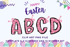 Easter Bunny Alphabet Pastel Egg Letters Kids Decorate_B111 Product Image 1