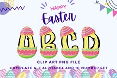 Easter Bunny Alphabet Pastel Egg Letters Kids Decorate_B135 Product Image 1