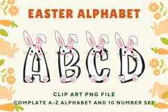 Easter Bunny Alphabet Pastel Egg Letters Kids Decorate_B93 Product Image 1