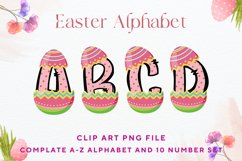 Easter Bunny Alphabet Pastel Egg Letters Kids Decorate_B139 Product Image 1