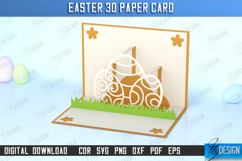 Easter 3D Paper Card SVG Bundle, Easter Layered Pop Up Card Product Image 12