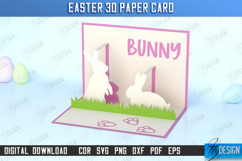 Easter 3D Paper Card SVG Bundle, Easter Layered Pop Up Card Product Image 7