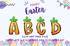 Easter Bunny Alphabet Pastel Egg Letters Kids Decorate_B92 Product Image 1